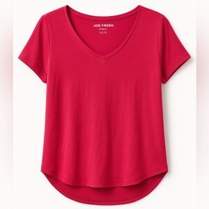 Joe Fresh Soft Essential Slub Tee Pink